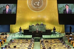 El presidente Luong Cuong interviene en el Debate General de Alto Nivel del 80.º periodo de sesiones de la Asamblea General de las Naciones Unidas. Foto: VNA