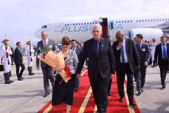 Presidente de Cuba inicia su visita de Estado a Vietnam 