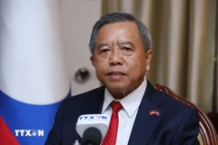 El académico, profesor y doctor Boviengkham Vongdara, ministro de Tecnología y Comunicación y presidente de la Asociación de Amistad Laos–Vietnam. (Fuente: VNA)