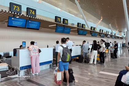 Terminal T3 del Aeropuerto Tan Son Nhat (Foto: VNA)