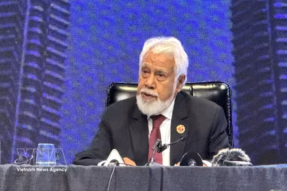 El primer ministro de Timor-Leste, Kay Rala Xanana Gusmão. (Foto: VNA)