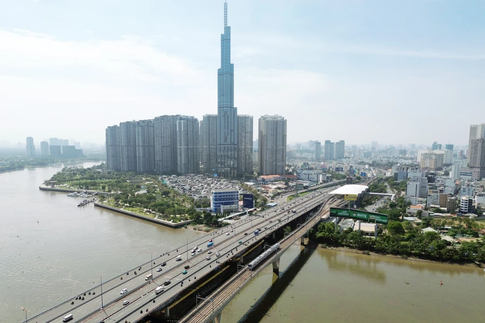 La línea 1 del metro Ben Thanh - Suoi Tien entró en operación comercial el 22 de diciembre de 2024. (Foto: VNA)