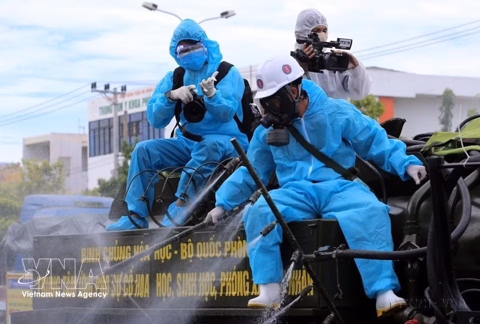 Cobertura de la VNA durante la pandemia de la COVID-19, en el marco de la labor informativa de emergencia sanitaria. (Fuente: VNA)