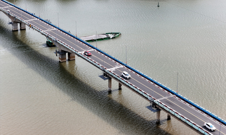 Construyen ocho nuevos puentes con un costo total de inversión de 20 millones de dólares a lo largo de la carretera Rung Sac. (Fuente: VNA)