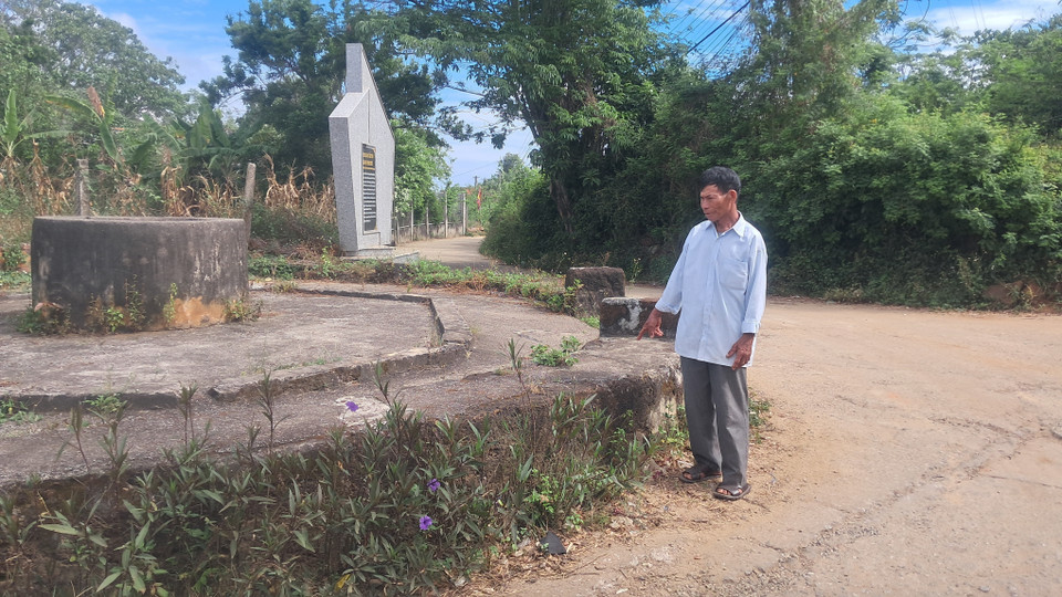 El pozo fue construido a partir de laterita en la comuna de Binh Hai, distrito de Binh Son, provincia de Quang Ngai. (Fuente: VNA)