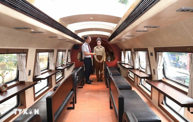 El recorrido nocturno “Tren de las Cinco Puertas” se lanzará el 19 de agosto (Foto: VNA) 0808-tau-hoa-2-tang-6.jpg