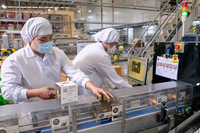 El desempeño de la economía en el primer semestre está respaldado por una marcada expansión en varios sectores. (Foto: VietnamPlus) nestle-viet-nam-1.jpg