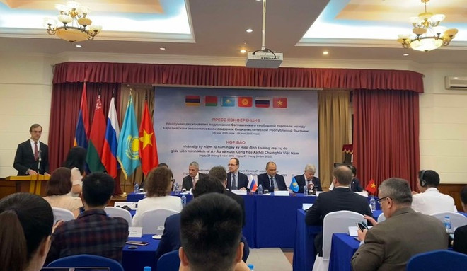 Panorama de la cita (Foto: VNA) eaeu.jpg