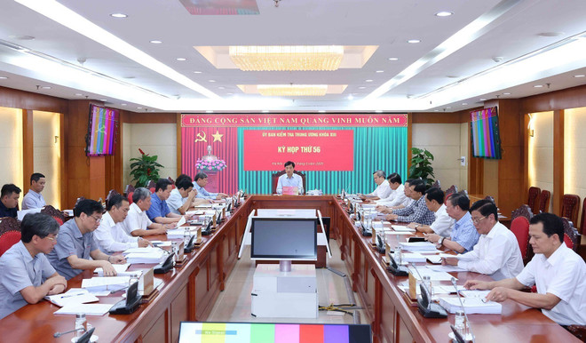 Panorama de la cita (Foto: VNA) vna-potal-ky-hop-thu-56-uy-ban-kiem-tra-trung-uong-8062807.jpg