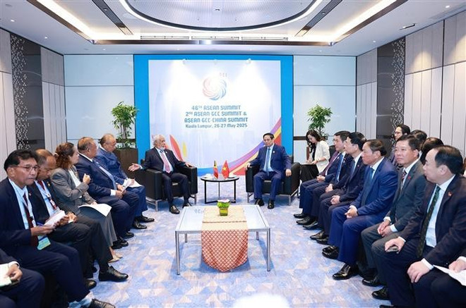 Panorama de la cita (Foto: VNA) vna-potal-thu-tuong-pham-minh-chinh-gap-thu-tuong-timor-leste-8056531.jpg