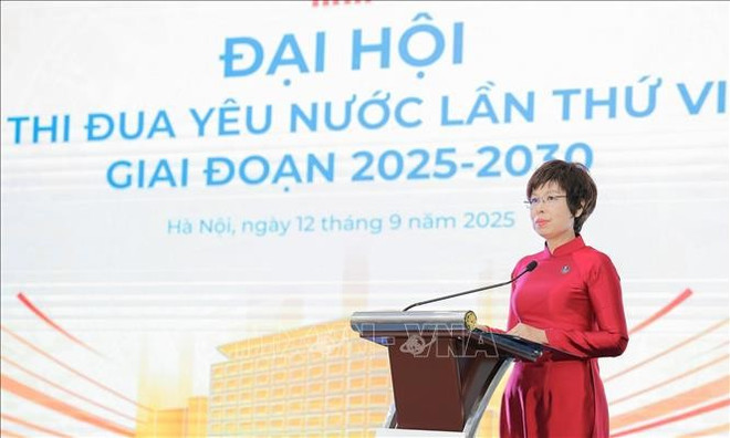 La directora general de la VNA, Vu Viet Trang, interviene en la cita (Foto: VNA) vu-viet-trang.jpg