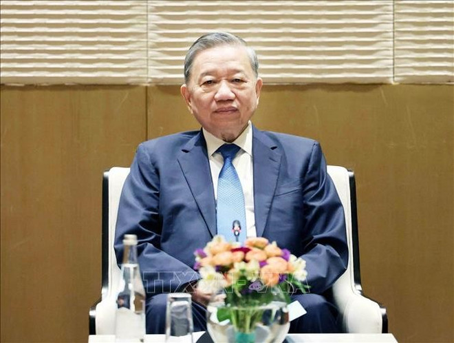 El secretario general del Partido Comunista de Vietnam, To Lam (Foto: VNA) hinh-anh.jpg