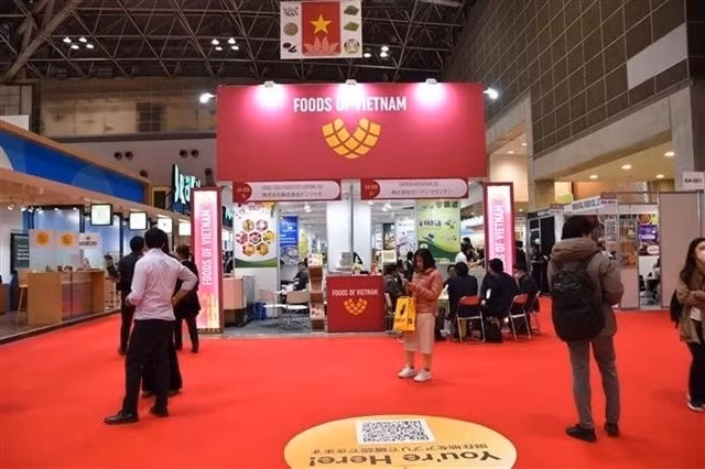 El pabellón de Vietnam en el Foodex Japan 2025 (Fuente: VNA)
