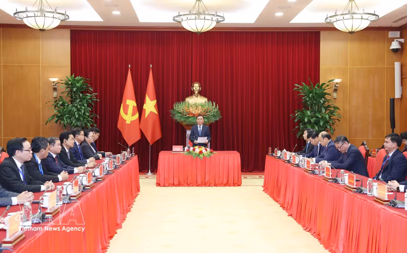 Panorama de la reunión. (Foto: VNA)