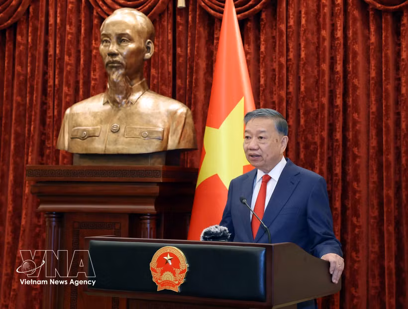 El secretario general del Partido Comunista de Vietnam y presidente de la República, To Lam. (Foto: VNA) 