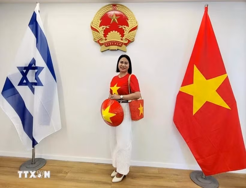 Truong Thi Hong, presidenta de la Asociación de Vietnamitas en Israel. (Foto: VNA)