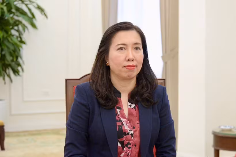 La viceministra de Relaciones Exteriores Le Thi Thu Hang. (Fuente: Ministerio de Relaciones Exteriores de Vietnam)