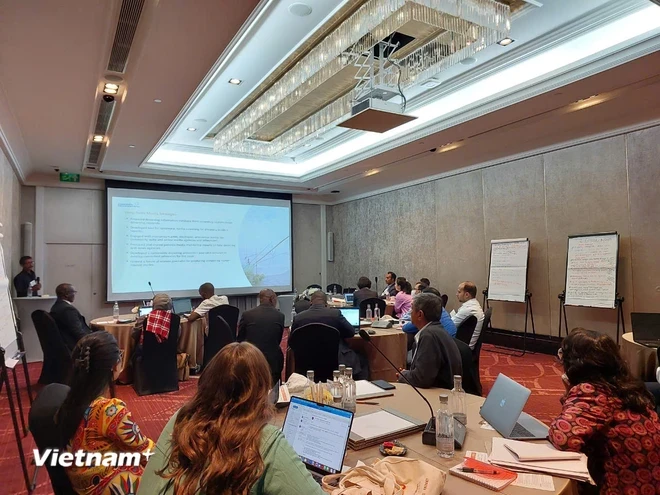 Periodistas de varios países participan en un taller de prevención de ahogamientos en Tailandia el 9 y 10 de septiembre. (Foto: VietnamPlus)