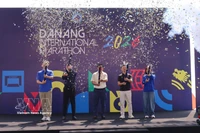 El Maratón Internacional de Da Nang 2026 atrae a casi nueve mil corredores. Foto: VNA