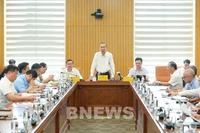 El viceministro de Agricultura y Medio Ambiente, Phung Duc Tien, en la conferencia de prensa. (Foto: Bnews)