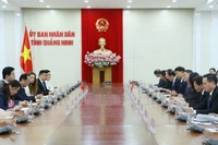 En la reunión. (Foto: baoquangninh)