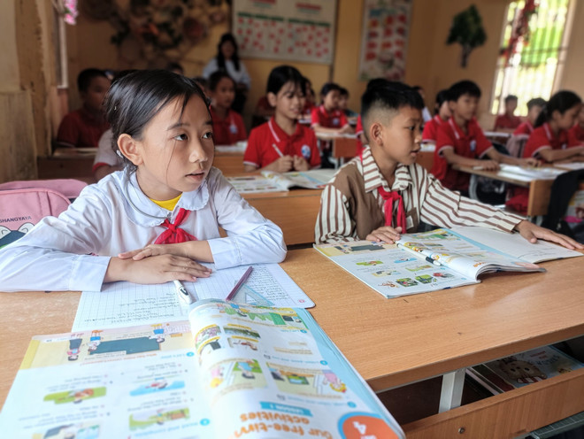 Un aula en la escuela primaria de Nghia Tam, en el distrito de Van Chan, provincia de Yen Bai (Foto: VietnamPlus) 2.jpg