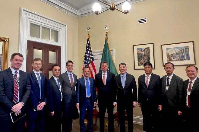 La participación activa de Vietnam en SelectUSA 2025 y las actividades bilaterales demuestran los esfuerzos del Gobierno y las empresas por establecer relaciones comerciales y de inversión más sostenibles y equilibradas. (Foto: Vietnam+) 5.jpg
