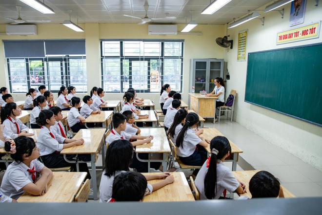 Vietnam está entrando en una nueva era con un sistema político estable, un rápido desarrollo económico, una profunda integración, muchos avances en seguridad social, desarrollo cultural, atención médica, educación y cuidado de la vida de las personas. (Foto: VNA) giao-duc.jpg