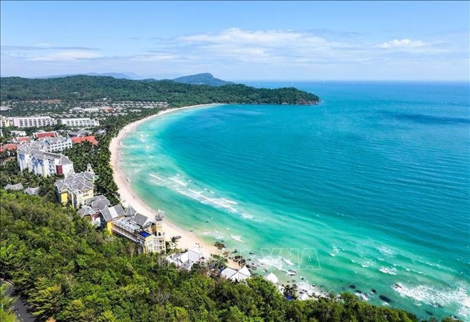La playa Khem en Phu Quoc, Kien Giang. (Foto: VNA) kien-giang-23325.jpg