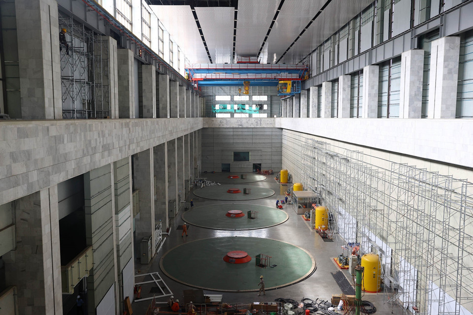 La central hidroeléctrica Tri An tiene cuatro unidades, con una capacidad total de diseño de 400 MW. (Fuente: VNA)