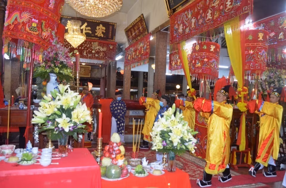 El Festival Ba Chua Xu (Santa Madre del Reino) en el monte Sam de Vietnam (Foto: VNA)