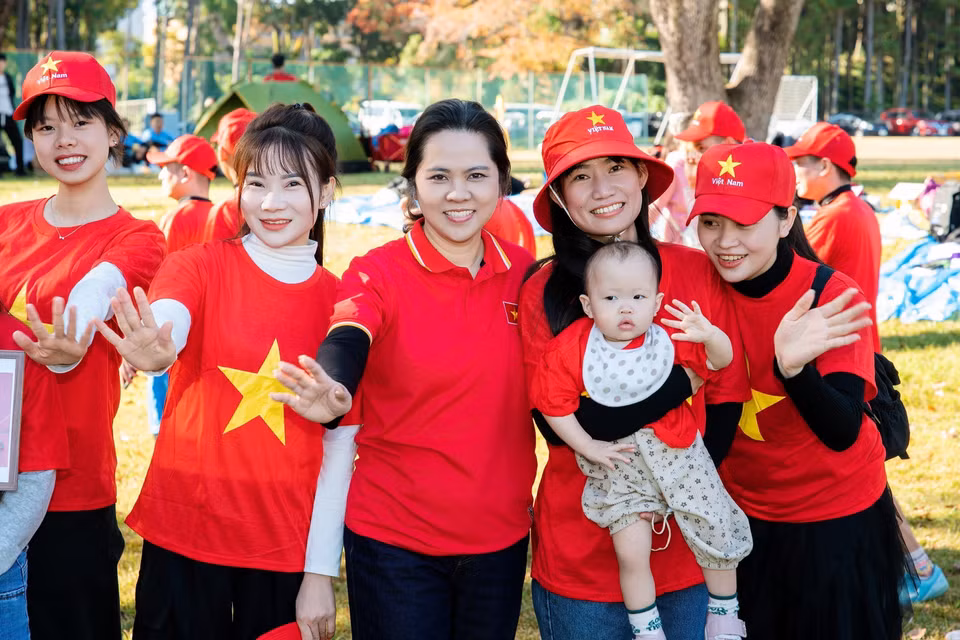 La cónsul general de Vietnam en Fukuoka, Vu Chi Mai, asistió al evento. (Foto: VNA)