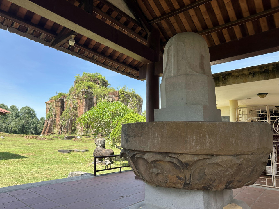 Muchos artefactos valiosos encontrados durante las excavaciones están actualmente en exhibición en la zona de la torre Chien Dan.(Fuente: VNA)