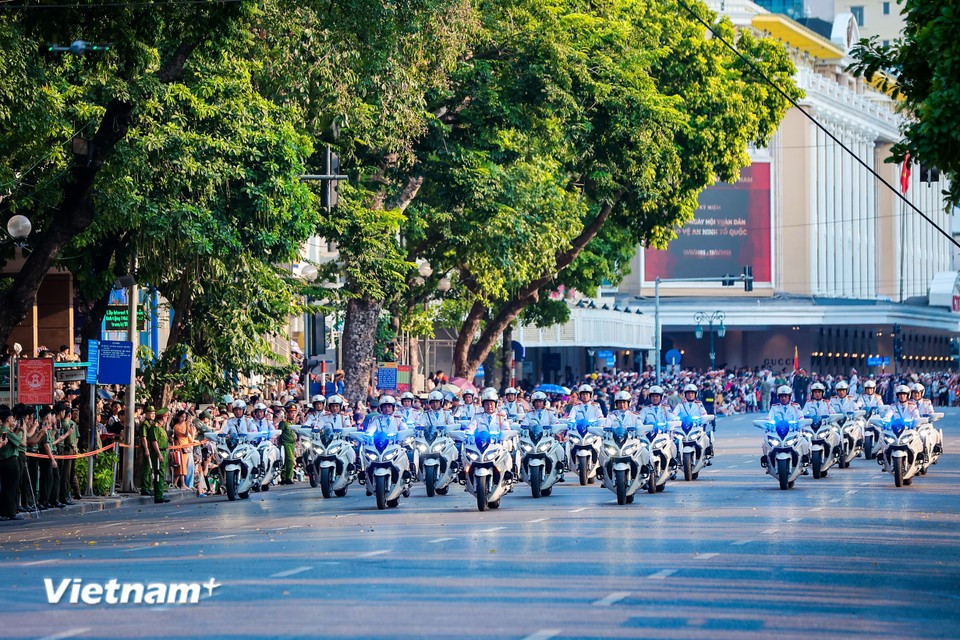 La misión principal de esta unidad es brindar escolta ceremonial y protección a Jefes de Estado y líderes gubernamentales visitantes de todo el mundo. (Foto: Vietnam+)