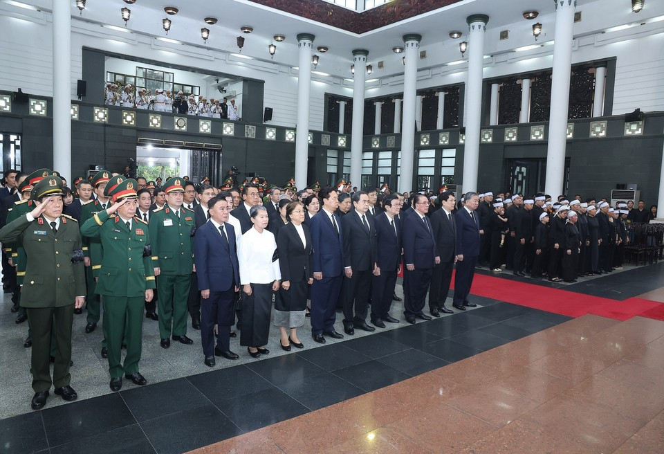 Ceremonia en memoria del expresidente Tran Duc Luong (Fuente: VNA)