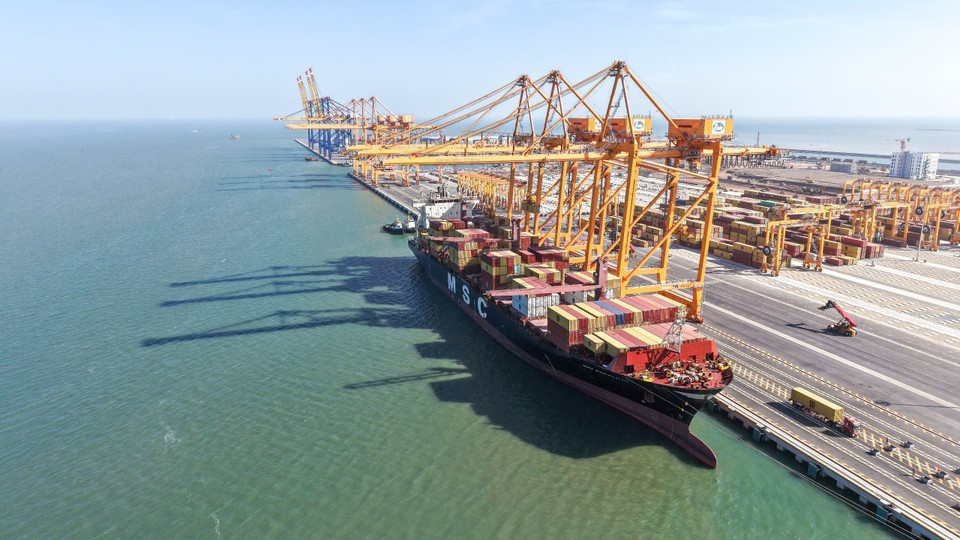 El puerto de Hai Phong en la actualidad. (Foto: VNA)