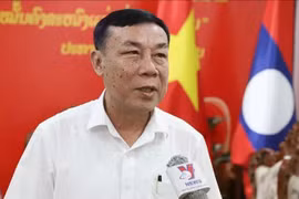 El vicepresidente permanente del Comité de Cooperación entre ambos países, Viengsavanh Vilayphone. (Fuente: VNA)