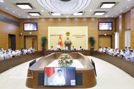 En la reunión. (Fuente: VNA)