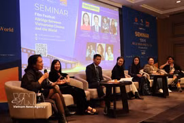 Seminario para promover el desarrollo del cine vietnamita. Foto: VNA