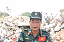 El mayor general Pham Van Ty, subdirector del Departamento de Búsqueda y Rescate del Estado Mayor General del Ejército Popular de Vietnam (Foto: qdnd.vn)
