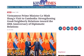 El artículo fue publicado en el Khmer Times (Foto: VNA)