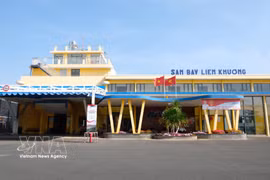 El Aeropuerto Internacional de Lien Khuong. (Fuente: VNA)