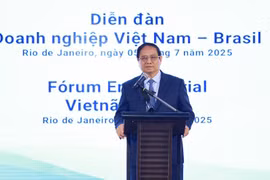 El primer ministro Pham Minh Chinh interviene en el Foro (Fuente: VNA)