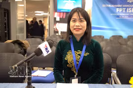 Truong Thi Hong, presidenta de la Asociación de Vietnamitas en Israel. (Fuente: VNA)
