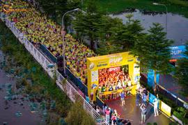 Run For Love se ha convertido poco a poco en una cita deportiva habitual de Hanoi con la llegada del otoño. Foto: VNA