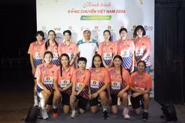 La selección femenina de voleibol de Vietnam. (Fuente: Vietnam+)