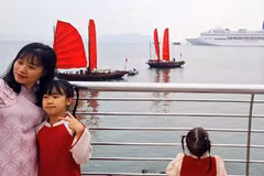 Las velas rojas de los barcos prometen convertirse en un atractivo visual distintivo. (Fuente: Portal electrónico de Quang Ninh)
