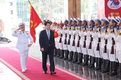 El presidente de Vietnam, Luong Cuong, asiste a la ceremonia (Foto: VNA)