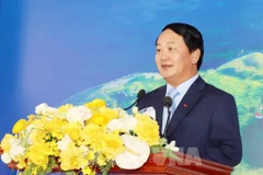 El secretario del Comité partidista de la provincia de Tuyen Quang, Hau A Lenh (Foto: VNA)