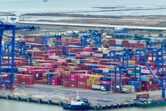 En los primeros ocho meses de 2025, el valor total de las exportaciones de Vietnam alcanzó casi 306 mil millones de dólares, lo que significa un alza interanual del 14,8%. (Foto: Vietnam+)